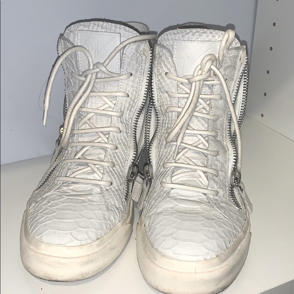 Python Double Zip Crocodile May London High Top S… - image 8